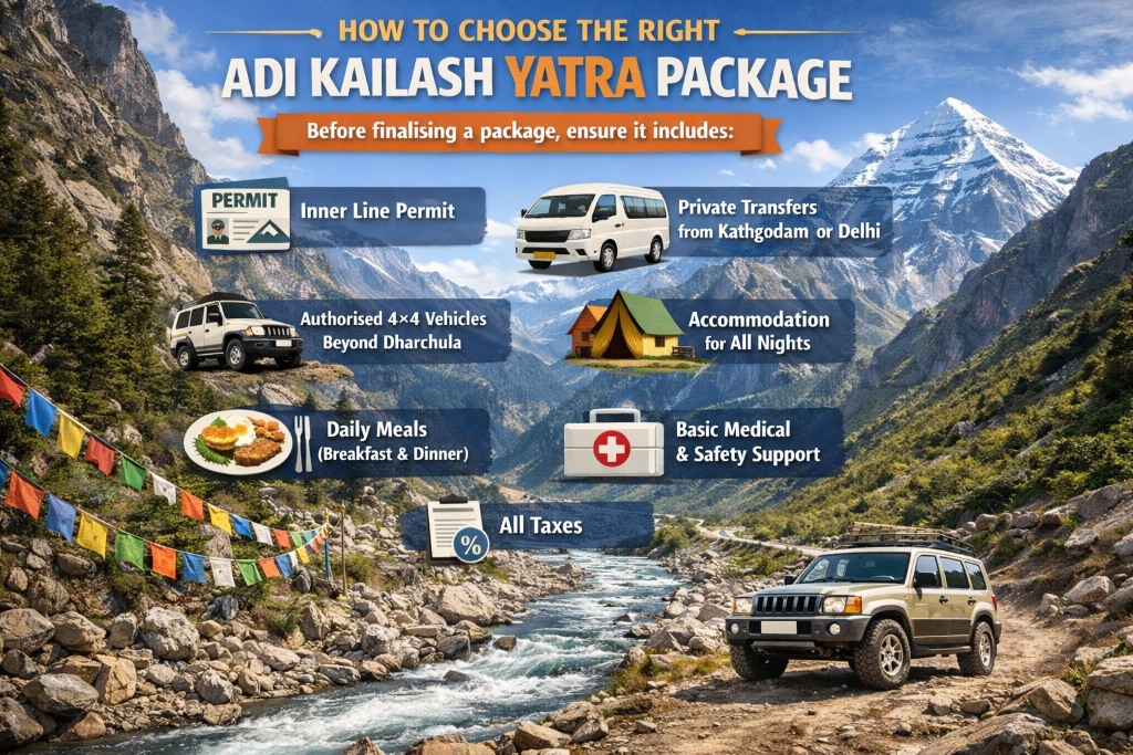 How to Choose the right Adi Kailash Yatra Package