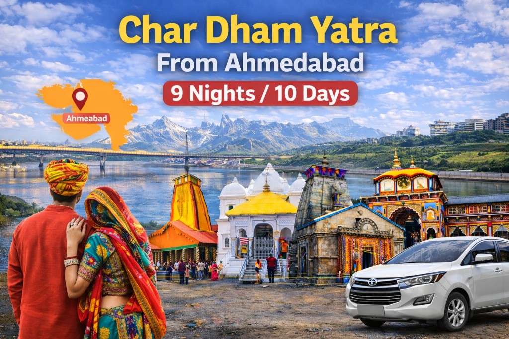 Char Dham Yatra from Ahmedabad