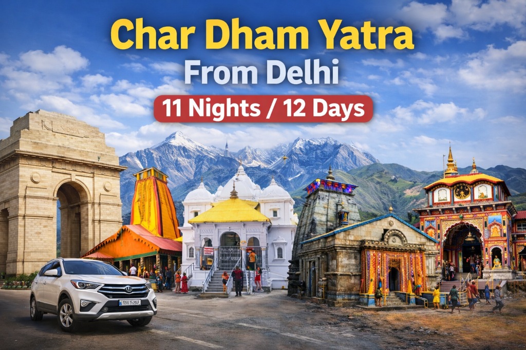 Delhi to char dham yatra package